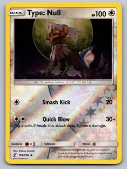 Type: Null 183/236 Uncommon Unified Minds Pokemon Reverse Holo Near Mint - Image 1