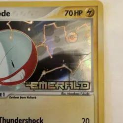 Pokemon Electrode 27/106 EX Emerald Reverse Holo Rare 70HP Pokemon TCG English - Image 4