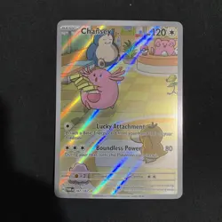 Pokemon TCG Chansey Illustration Twilight Masquerade Card 187/167 - Image 1