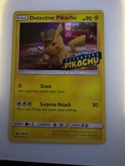 Detective Pikachu SM170 - Detective Pikachu Stamped Promo - Pokemon TCG - Image 1