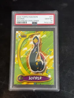 PSA 10 Seviper Pokemon Topps (2004) Advanced Challenge - Image 1