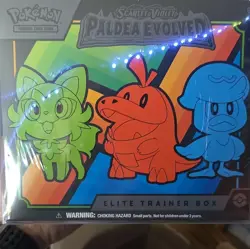 Pokemon TCG Scarlet & Violet Paldea Evolved Elite Trainer Box 9 Packs English - Image 1
