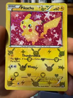 Pokemon Pikachu RC7/RC25 Legendary Treasures Radiant Collection Holo LP - Image 1