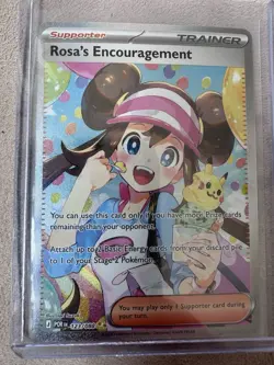 Pokemon TCG- Perfect Order - Rosa's Encouragement 114/088 Full Art Ultra Rare NM - Image 1