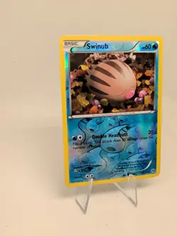Pokemon Plasma Storm #26/135 Swinub Reverse Holo - Image 3