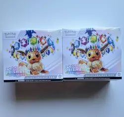 Nintendo Pokemon TCG Prismatic Evolutions Elite Trainer Box Set of 2 English - Image 1