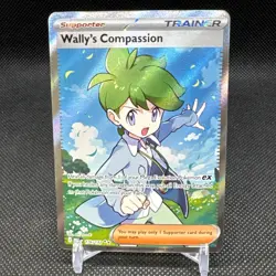 Pokemon Wally's Compassion Me01: Mega Evolution 176/132 Ultra Rare Full Art Holo - Image 1