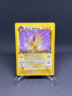 Pokemon TCG Dark Jolteon Team Rocket 38 Regular Unlimited - Read Description - Image 1