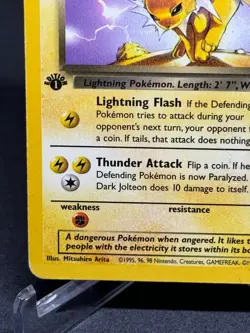 Pokemon TCG Dark Jolteon Team Rocket 38 Regular Unlimited - Read Description - Image 4