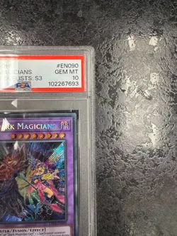 2022 YUGIOH! LEGENDARY DUELISTS: SEASON 3 EN090 THE DARK MAGICIANS 💎 PSA 10 - Image 2
