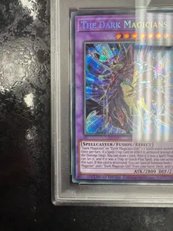 2022 YUGIOH! LEGENDARY DUELISTS: SEASON 3 EN090 THE DARK MAGICIANS 💎 PSA 10 - Image 4