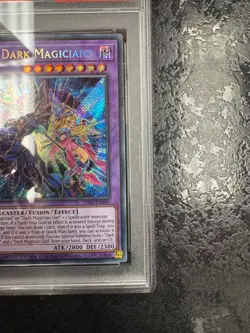 2022 YUGIOH! LEGENDARY DUELISTS: SEASON 3 EN090 THE DARK MAGICIANS 💎 PSA 10 - Image 5