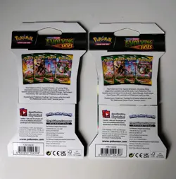 Set Of 2 Pokemon Sword & Shield Evolving Skies Sleeved Booster Packs - Image 2