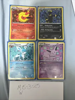 Eevee Promos Black and White BW94 BW93 BW92 BW88 BW91 XY04 Black Star Promo LP - Image 2