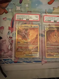 Pokemon TCG Crown Zenith Vstar PSA 9 Lot Of 4 (Giratina, Arceus, Palkia, Dialga) - Image 2