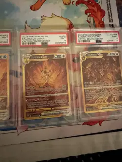 Pokemon TCG Crown Zenith Vstar PSA 9 Lot Of 4 (Giratina, Arceus, Palkia, Dialga) - Image 3