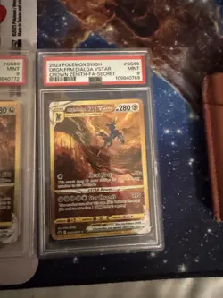 Pokemon TCG Crown Zenith Vstar PSA 9 Lot Of 4 (Giratina, Arceus, Palkia, Dialga) - Image 5