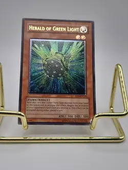 Yugioh Herald of Green Light EOJ-EN018 Ultimate Rare Very Light Play - Image 1