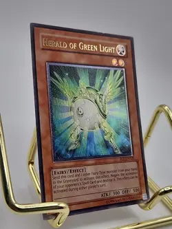 Yugioh Herald of Green Light EOJ-EN018 Ultimate Rare Very Light Play - Image 2