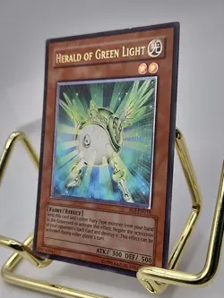 Yugioh Herald of Green Light EOJ-EN018 Ultimate Rare Very Light Play - Image 3