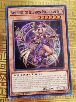 Apprentice Illusion Magician 1st Edition Blue Ultra Rare LDS3-EN087 NM Yu-Gi-Oh - Image 1