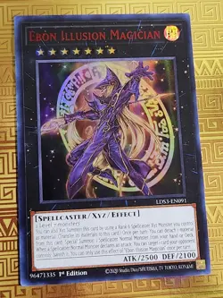 Ebon Illusion Magician (Red) LDS3-EN091 1st Ed Ultra Rare (NM) Yu-Gi-Oh - Image 1