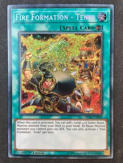 Yu-Gi-Oh TCG #FIGA-EN028 Fire Formation 1st Edition Secret Rare NM - Image 1