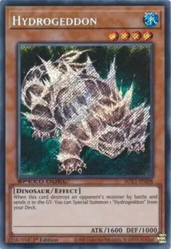 Hydrogeddon SGX1-ENI08 | 1st Edition Secret Rare NM! Yugioh Speed Duel - Image 1