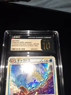 Gyarados 007/032 CGC Pristine 10 CLASSIC Collection HOLO Japanese Pokemon Card - Image 3