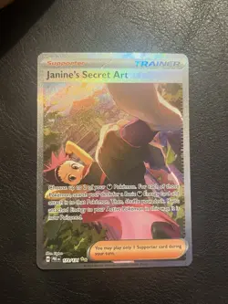 Pokemon TCG S&V Prismatic Evolutions Janine's Secret Art Card Sir 173/131 - Image 1