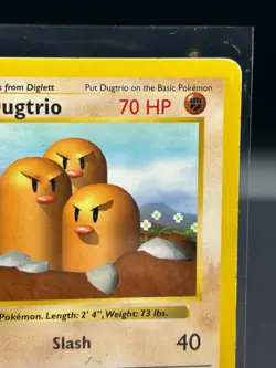 Dugtrio Pokemon TCG SHADOWLESS! Base Set (1999) Vintage Card - Image 3