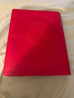 Pokemon Ultra Pro 9 Pocket Charizard Red Leatherette Binder360 Cards - Image 3