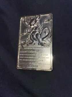 1999 Pokemon 23K Gold Plated Mewtwo Trading Card Burger King Limited Edition - Image 3
