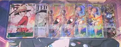 One Piece TCG OP-13 Bulk Lot - 1,330+ Cards - SEC SR Leaders Holos - Image 1