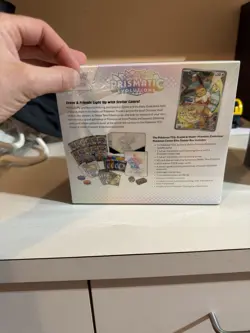 Prismatic Evolutions Pokemon Center ETB Elite Trainer Box Sealed - SMALL RIP DMG - Image 2