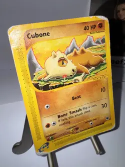 Cubone 103/165 - Pokemon - Expedition - Vintage - Tomokazu Komiya - Damaged!! - Image 2