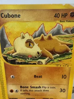 Cubone 103/165 - Pokemon - Expedition - Vintage - Tomokazu Komiya - Damaged!! - Image 5