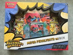 Pokemon TCG Mega Evolution—Ascended Heroes Mega Feraligatr ex Promo Box - Image 1