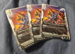 Perfect Strike x3 GD01-068 NM Gundam Card Game TCG - Image 1