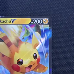 Pokemon TCG Pikachu V SWSH Black Star Promos SWSH285 Holo Promo - Image 2