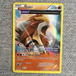 The Pokemon Company Entei XY Ancient Origins 15/98 Holo Rare Basic 130 HP ENG - Image 1