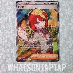 Pokemon Card Mela 140/131 Secret Rare Scarlet Violet Prismatic Evolutions LP - Image 1