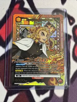 Demon Slayer Union Arena Kyojuro Rengoku SR* UE05BT/KMY-1-090 English - Image 1