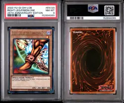 2023 Yugioh! LOB Right Leg Forbidden One 25th Anniversary Edition PSA 8 - Image 3