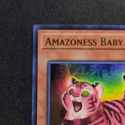 Yu-Gi-Oh! TCG Amazoness Baby Tiger LEDU-EN009 Ultra Rare 1st Edition Holo - Image 4