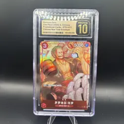 One Piece Tcg Chinese New Year Promo Roronoa Zoro 2024 Cgc 10 - Image 1
