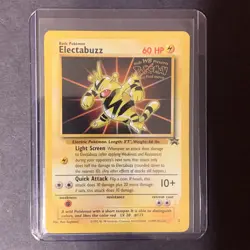 Electabuzz Pokemon Card #2 Black Star Promo Vintage WOTC - Image 1