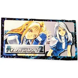 Sony PlayStation 1 Ps1 Power Dolls 2 ASCII Rare Official Memory Card Sticker - Image 1