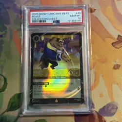 Beast - Gracious Prince 40 Disney Lorcana Promo Cards Holo PSA10 GEM MINT - Image 1