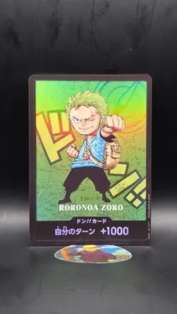 ZORO Kumamoto DON!! Card ONE PIECE Japanese Premium Card Collection - Image 1